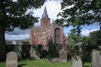 Orkneje - Kirkwall - katedrála Sv. Magnuse